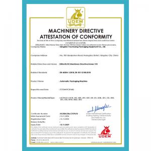 CE - Automatic Packaging Machine