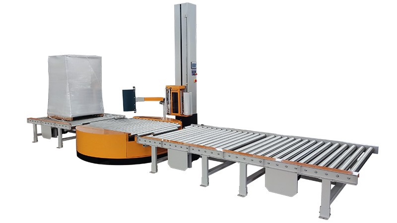 UCR-T2000A Fully Automatic Inline Pallet Stretch Wrapper