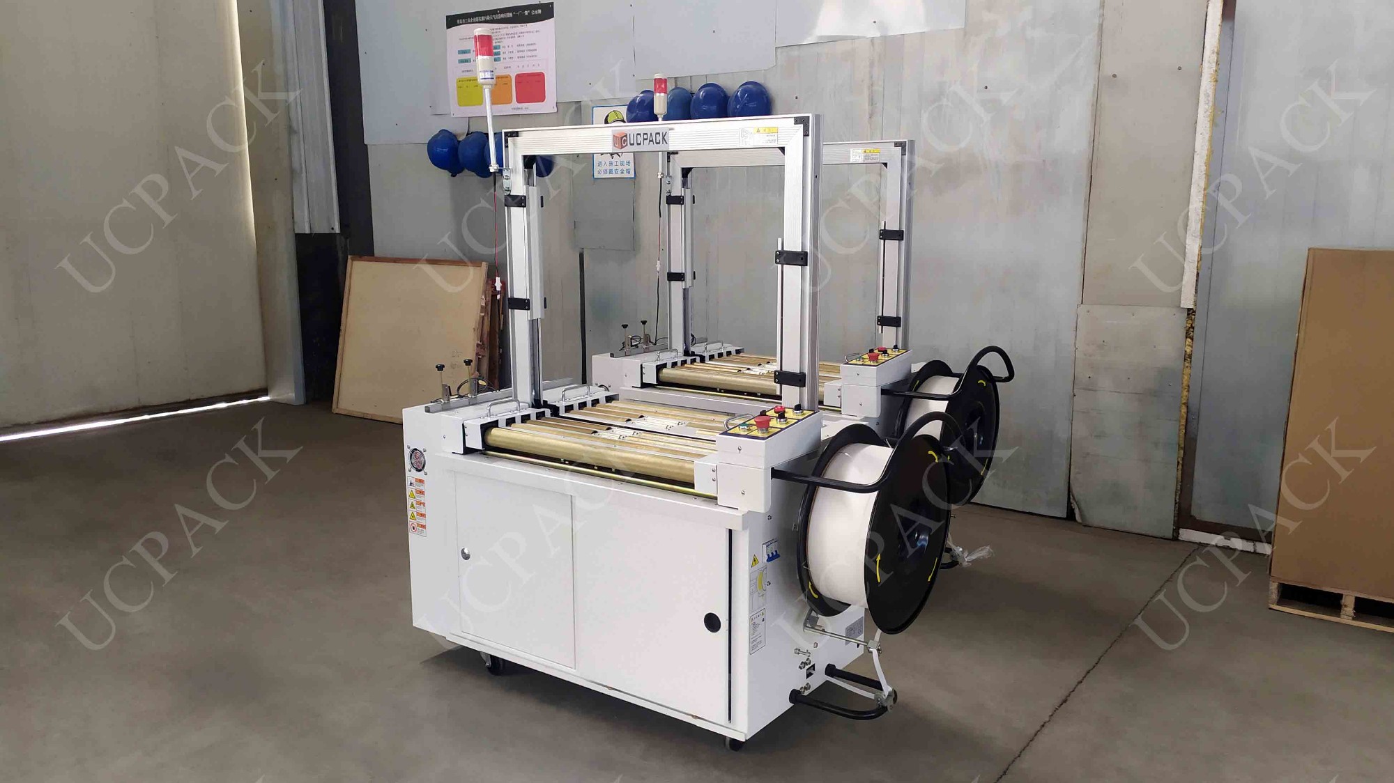 UDB-102A Fully Automatic Inline Strapper